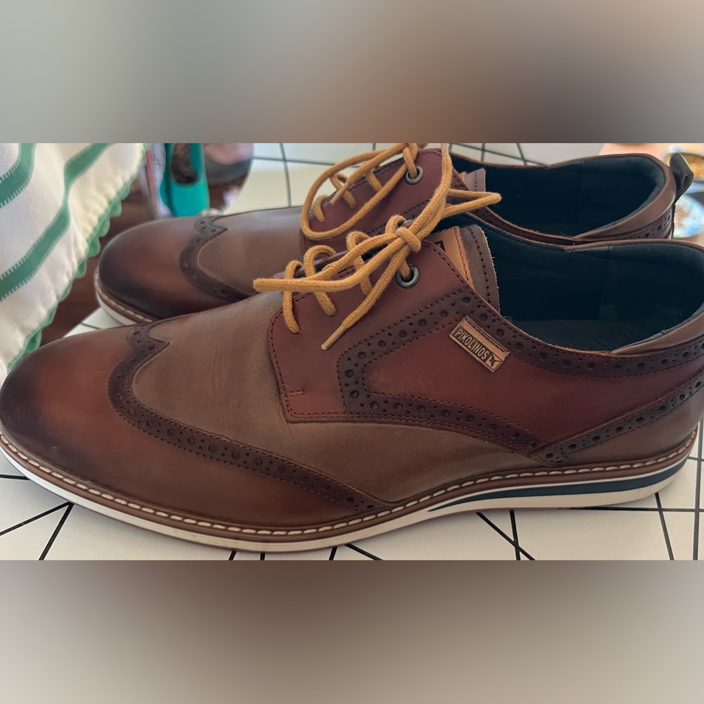 NWOT Men’s Pikolinos Avila Wingtip Derby Shoes 11.5/ 45